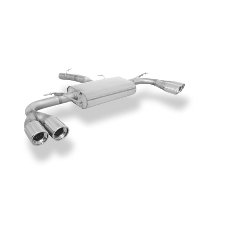 BMW X3 F25 – 35i/ 35d Silenziatore posteriore – 2x90 Tipo 17 destra e sinistra (Cod. F-BM101025-