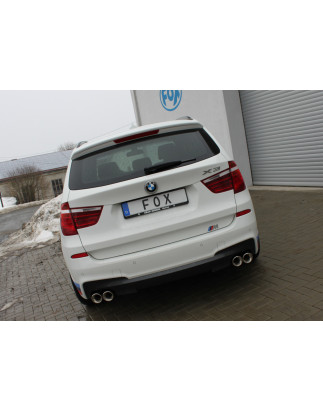 BMW X3 F25 – 35i/ 35d Silenziatore posteriore – 2x90 Tipo 17 destra e sinistra (Cod. F-BM101025-