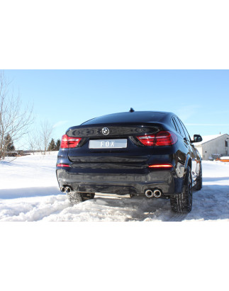 BMW X4 F26 – 35i 35d Silenziatore posteriore con uscita sinistra/destra – 2x90 t (Cod. F-BM17002