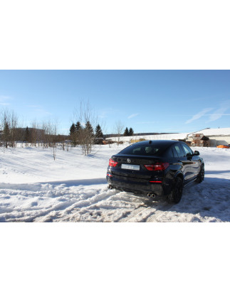 BMW X4 F26 – 35i 35d Silenziatore posteriore con uscita sinistra/destra – 2x90 t (Cod. F-BM17002