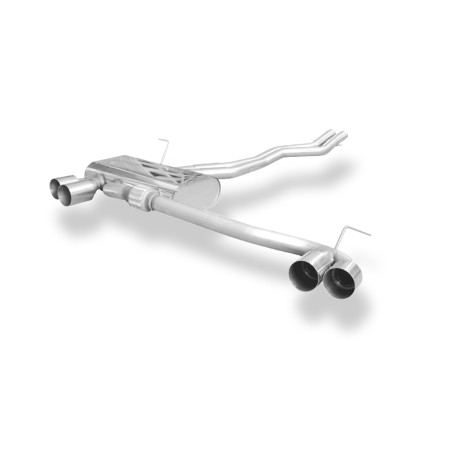 BMW Z4 E85 Silenziatore posteriore con uscite destra e sinistra (duplex)x80 Tipo 10 con uscite destr