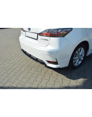Splitter posteriore Lexus CT Mk1 Facelift (senza barre verticali) (Cod. M-LE-CT-1F-H-RD1G)