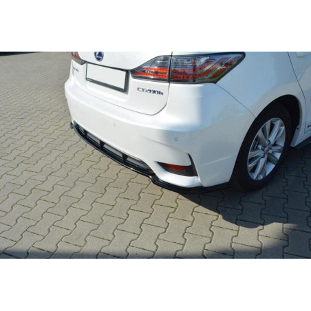 Splitter posteriore Lexus CT Mk1 Facelift (senza barre verticali) (Cod. M-LE-CT-1F-H-RD1G)