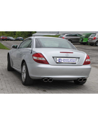 Mercedes SLK Tipo 171 – 4/6 cilindri Silenziatore posteriore rechs/lef (Cod. F-MB141064-348)