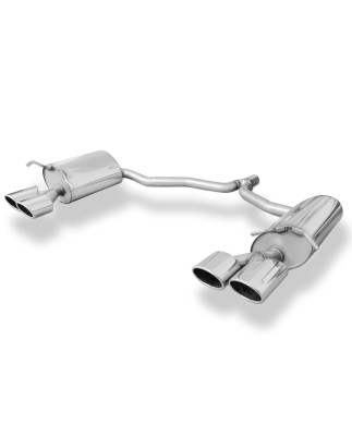 Mercedes E-Class coupé C207 – 4 cilindri Silenziatore posteriore con uscita destra (Cod. F-MB0431