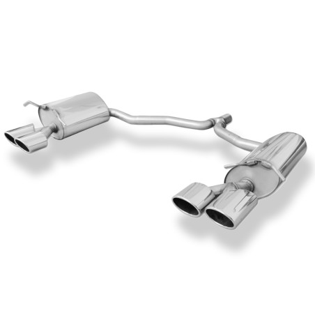 Mercedes E-Class coupé C207 – 4 cilindri Silenziatore posteriore con uscita destra (Cod. F-MB0431