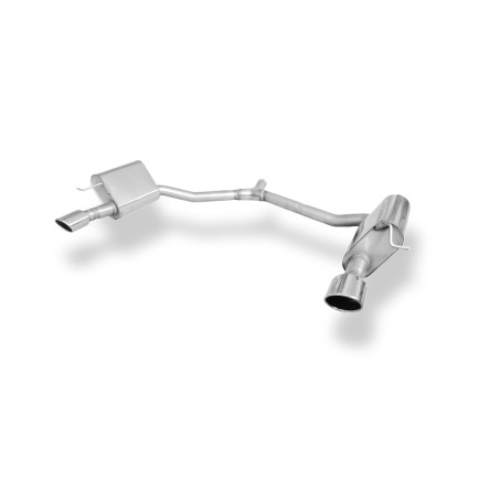 Mercedes E-Class W212- 4 cilindri Silenziatore posteriore destra e sinistra (Cod. F-MB043033-347)