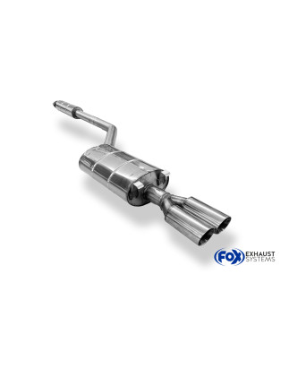 Porsche 944 Half system consisting of rear e silenziatore anteriore (Cod. F-PO050001-290-HA)