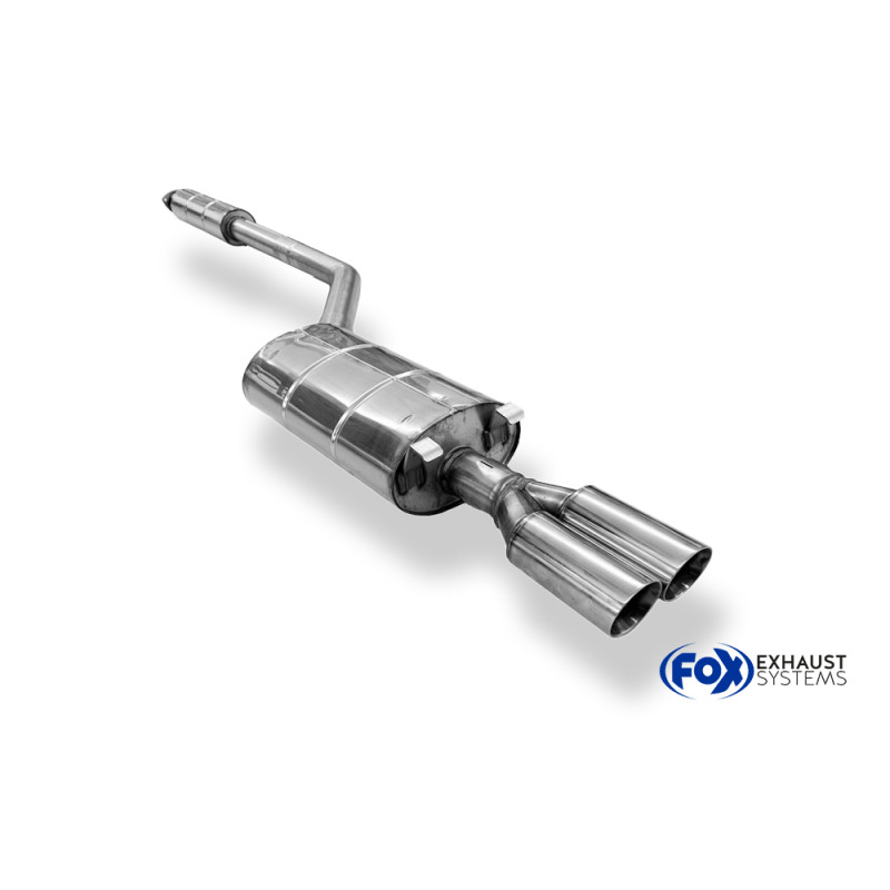 Porsche 944 Half system consisting of rear e silenziatore anteriore (Cod. F-PO050001-290-HA)