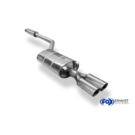 Porsche 944 Half system consisting of rear e silenziatore anteriore (Cod. F-PO050001-290-HA)