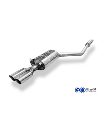 Porsche 944 Half system consisting of rear e silenziatore anteriore (Cod. F-PO050001-290-HA)