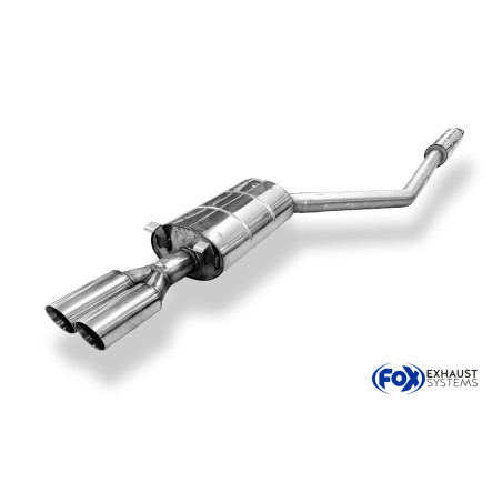 Porsche 944 Half system consisting of rear e silenziatore anteriore (Cod. F-PO050001-290-HA)