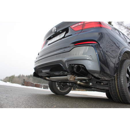 BMW X4 F26 Silenziatore posteriore con uscita sinistra/destra – 2x90 Tipo 25 destro (Cod. F-BM1700