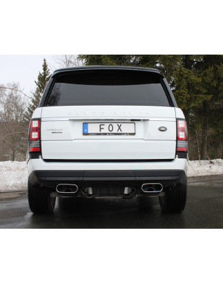 Range Rover IV – MK Silenziatore posteriore con uscite destra e sinistra (duplex)20x80 (Cod. F-LR0
