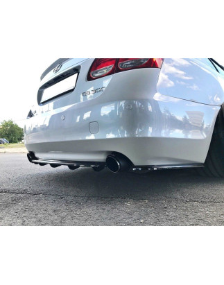 Splitter posteriore Lexus GS 300 Mk3 Facelift (con barre verticali) (Cod. M-LE-GS-3F-RD1+RD2G)