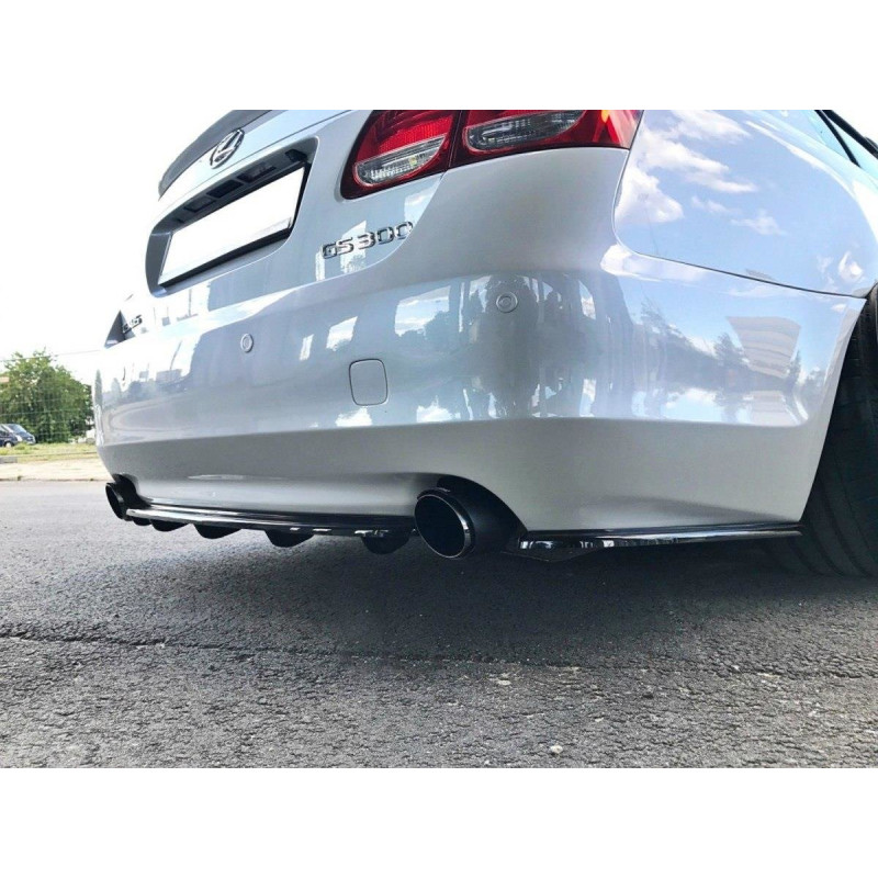 Splitter posteriore Lexus GS 300 Mk3 Facelift (con barre verticali) (Cod. M-LE-GS-3F-RD1+RD2G)