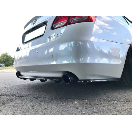 Splitter posteriore Lexus GS 300 Mk3 Facelift (con barre verticali) (Cod. M-LE-GS-3F-RD1+RD2G)