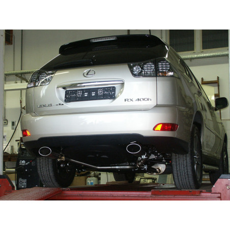 Lexus RX 400H – HXU3 Silenziatore posteriore con uscite destra e sinistra (duplex) – 140x90 (Cod