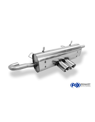Porsche Boxster Tipo 986 Silenziatore uscita posteriore center – 2x90 t (Cod. F-PO090015-292)
