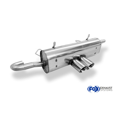Porsche Boxster Tipo 986 Silenziatore uscita posteriore center – 2x90 t (Cod. F-PO090015-292)