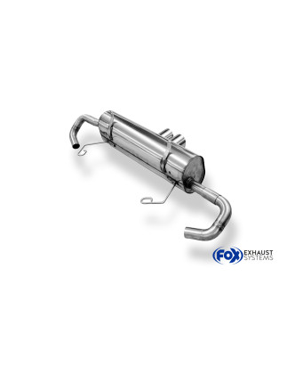 Porsche Boxster Tipo 986 Silenziatore uscita posteriore center – 2x90 t (Cod. F-PO090015-292)