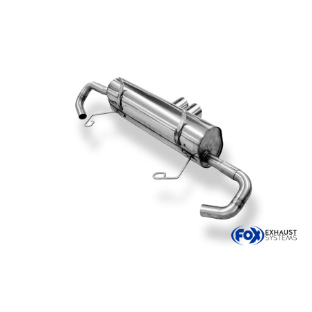 Porsche Boxster Tipo 986 Silenziatore uscita posteriore center – 2x90 t (Cod. F-PO090015-292)