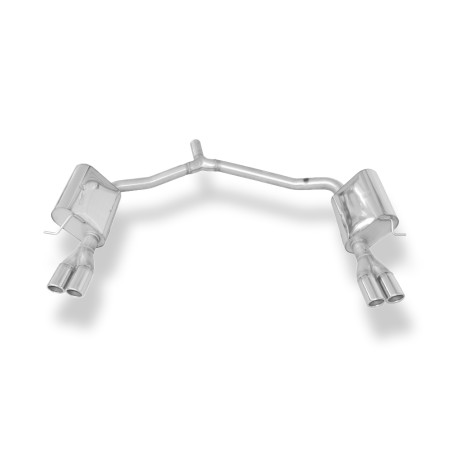 Mercedes E-Class W212- 4 cilindri Silenziatore posteriore destra e sinistra (Cod. F-MB043033-126)