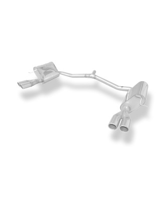 Mercedes E-Class W212- 4 cilindri Silenziatore posteriore destra e sinistra (Cod. F-MB043033-126)