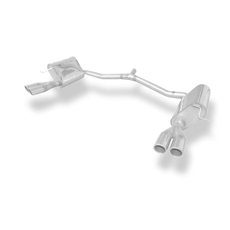 Mercedes E-Class W212- 4 cilindri Silenziatore posteriore destra e sinistra (Cod. F-MB043033-126)
