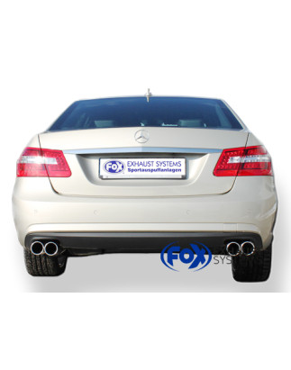 Mercedes E-Class W212- 4 cilindri Silenziatore posteriore destra e sinistra (Cod. F-MB043033-126)