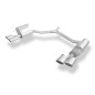 Mercedes E-Class W212- 4 cilindri Silenziatore posteriore destra e sinistra (Cod. F-MB043033-346)