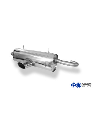 Porsche Boxster Tipo 986 Silenziatore uscita posteriore center – 2x80 t (Cod. F-PO090015-351)