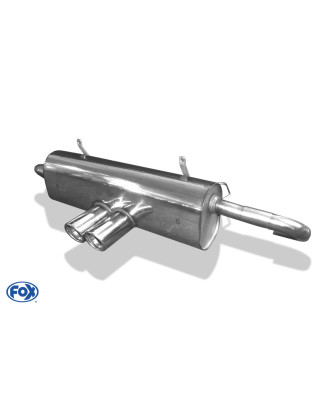 Porsche Boxster Tipo 986 Silenziatore uscita posteriore center – 2x80 ty (Cod. F-PO090015-150)
