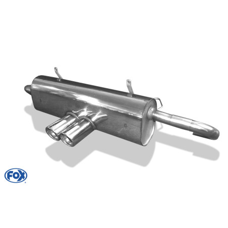 Porsche Boxster Tipo 986 Silenziatore uscita posteriore center – 2x80 ty (Cod. F-PO090015-150)