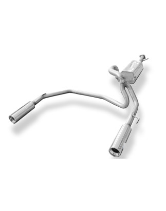 Toyota Land Cruiser Tipo J12 – 3-porte Silenziatore uscita posteriore ri (Cod. F-TO053001-073)