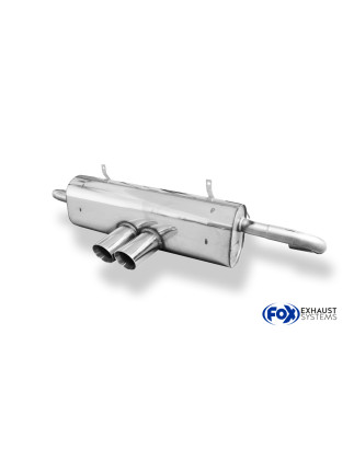 Porsche Boxster Tipo 986 Silenziatore uscita posteriore center – 2x80 t (Cod. F-PO090015-290)