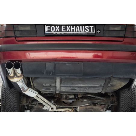 BMW E34 520i Silenziatore posteriore con holder an Silenziatore anteriore - (Cod. F-BM030032-088-HA)