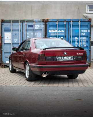 BMW E34 520i Silenziatore posteriore con holder an Silenziatore anteriore - (Cod. F-BM030032-088-HA)
