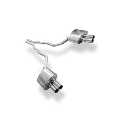 BMW F10 525d 530d Silenziatore posteriore destra e sinistra – 2x80 Tipo 10 r (Cod. F-BM033024-010)