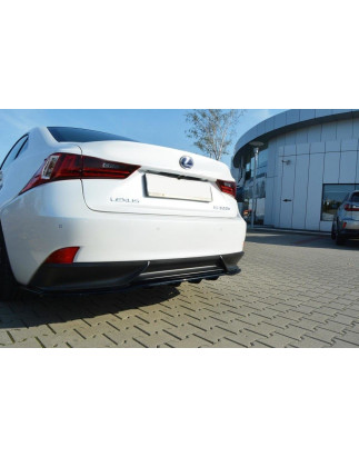 Splitter posteriore Lexus IS Mk3 H (con barre verticali) (Cod. M-LE-IS-3-H-RD1+RD2G)