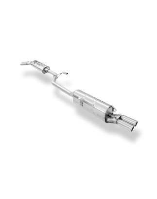 BMW E28 520i senza CAT – final and Silenziatore anteriore – 2x63 (Cod. F-BM030322-044-HA)