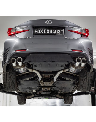 Lexus RC200T Silenziatore posteriore destra e sinistra – 2x90 Tipo 25 destra e sinistra (Cod. F-LE