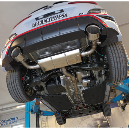 Hyundai Kona N Silenziatore posteriore con uscite destra e sinistra (duplex) – 160x130 tipo (Cod. 