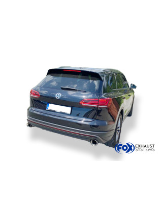 VW Touareg Tipo CR7 Silenziatore posteriore con uscite destra e sinistra (duplex) – 1x114 ty (Cod.