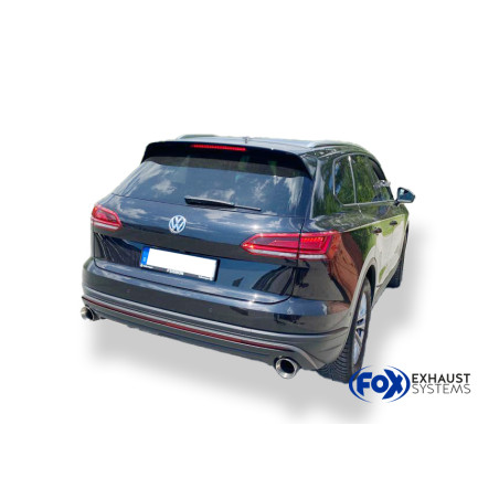 VW Touareg Tipo CR7 Silenziatore posteriore con uscite destra e sinistra (duplex) – 1x114 ty (Cod.
