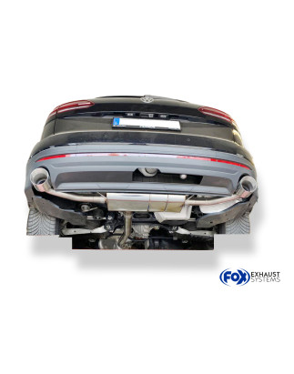 VW Touareg Tipo CR7 Silenziatore posteriore con uscite destra e sinistra (duplex) – 1x114 ty (Cod.