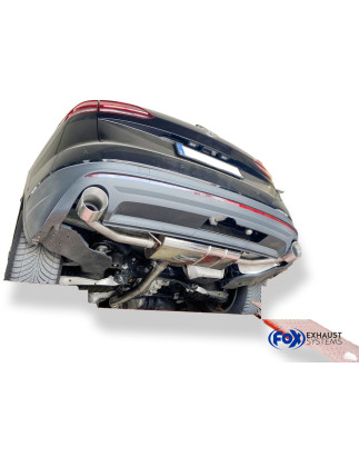 VW Touareg Tipo CR7 Silenziatore posteriore con uscite destra e sinistra (duplex) – 1x114 ty (Cod.