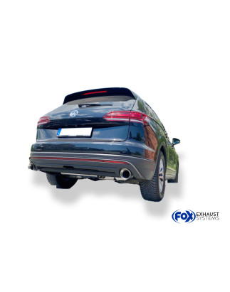 VW Touareg Tipo CR7 Silenziatore posteriore con uscite destra e sinistra (duplex) – 1x114 ty (Cod.