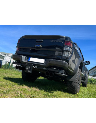 Ford Raptor – Doppelkabine Silenziatore posteriore con uscite destra e sinistra - (Cod. F-FO121091