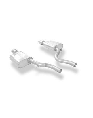 Jaguar XE Silenziatore posteriore destra e sinistra – 1x100 Tipo 25 destra e sinistra (Cod. F-JA09